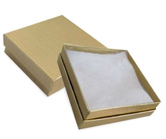 Gold Linen Cotton Filled Boxes
