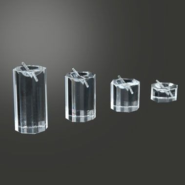 Clear Acrylic 4 Piece Jewelry Ring Display Set