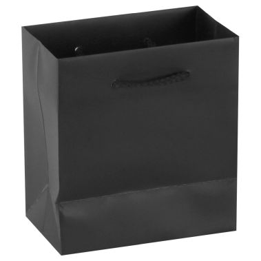 Premium Matte Black Laminate Paper Eurototes - Jewel 6"x 3-1/2"x 6-1/2"
