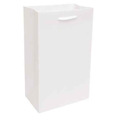 Premium Matte White Paper Eurototes - 10" x 8" x 14"