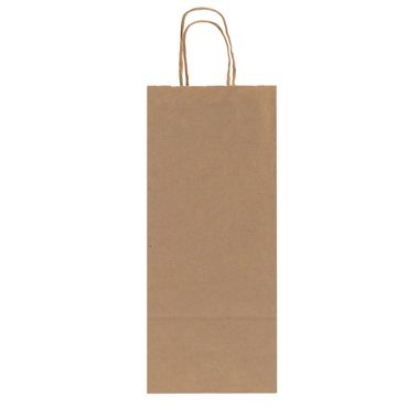 Natural Kraft Shopping Bags 5.3" x 3.5" x 12.50"