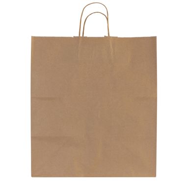 Natural Kraft Shopping Bags 14.5" x 9" x 16.25"