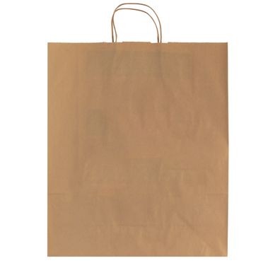 Natural Kraft Shopping Bags 16" x 6" x 19"