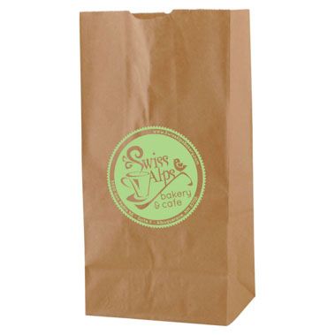 SOS Kraft Paper Bag 6.125 "x 4" x 12.375"