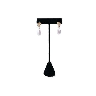Black Velvet Jewelry Earring T Stand, 5-3/4" Tall