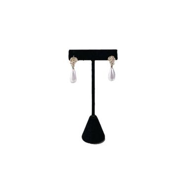 Black Velvet Jewelry Earring T Stand, 4-3/4" Tall