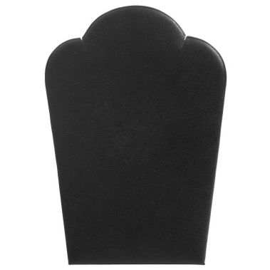 Black Leatherette Jewelry Necklace Easel, 5-1/4" Tall