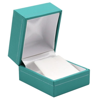 Teal Leatherette Jewelry Earring Insert Gift Boxes
