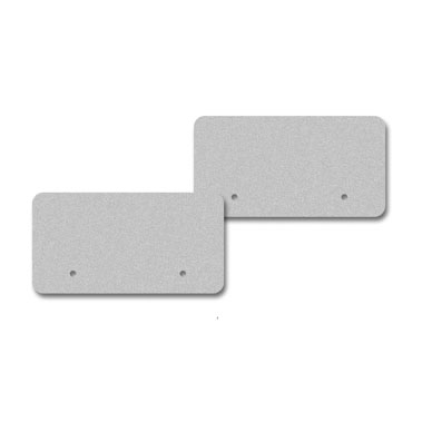Matte Grey Earring Card 1-9/16" x 15/16"