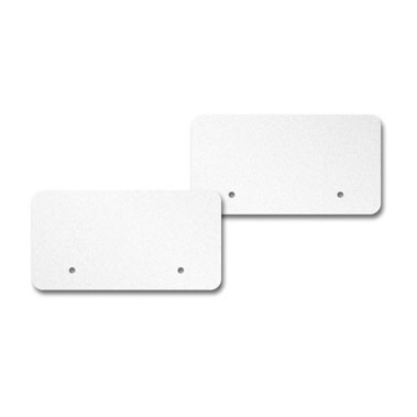 Shimmer White Earring Card 1-9/16" x 15/16"
