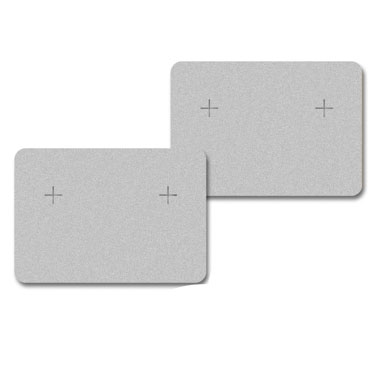 Matte Grey Earring Card 1-3/4" x 2-1/2"