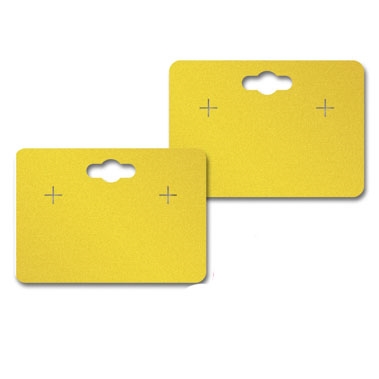 Shimmer Gold Earring Card With Keyhole 1-3/4" x 2-1/2"