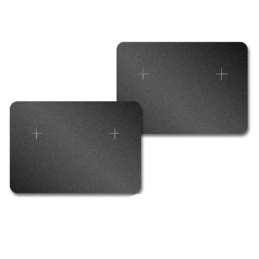 Shimmer Black Earring Card 1-3/4" x 2-1/2"