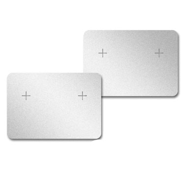 Shimmer Silver Earring Card 1-3/4" x 2-1/2"