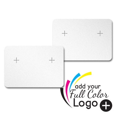 Matte White Earring Card 1-3/4" x 2-1/2"