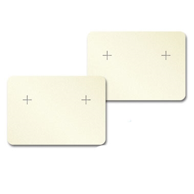 Shimmer White Gold Earring Card 1-3/4" x 2-1/2"