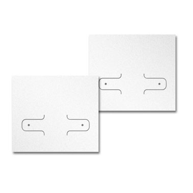 Shimmer White Card 2-1/8" x 1-7/8"
