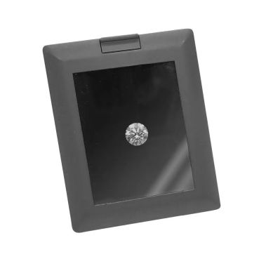 Black Plastic Glass Top Gemstone Display Box