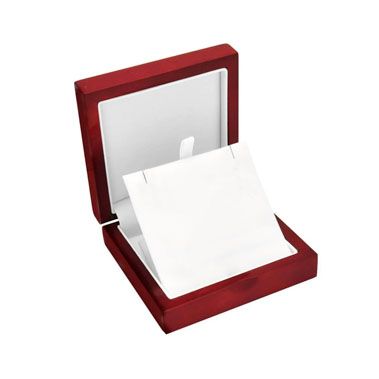 Red Rosewood Jewelry Earring / Pendant Gift Packaging Boxes