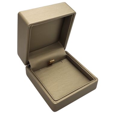 Luxury Bronze Leatherette Jewelry Pendant Gift Boxes