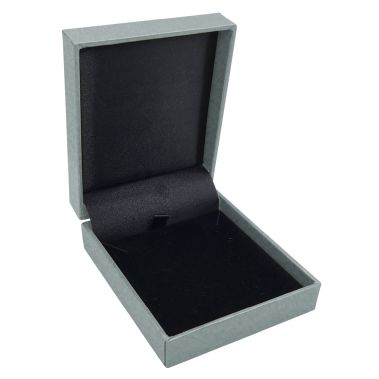 Metallic Silver Jewelry Pendant Gift Boxes