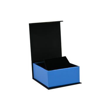 Black and Blue Magnetic Lid Jewelry Earring or Pendant Gift Boxes