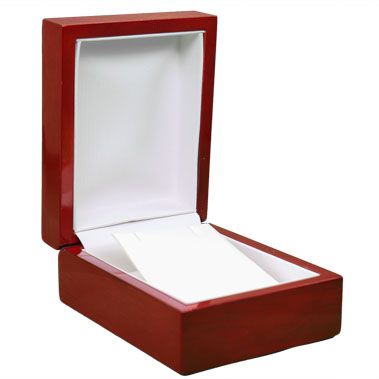 Red Rosewood Jewelry Pendant Packaging Boxes
