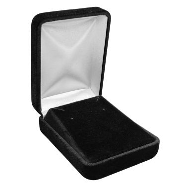 Black Velvet Jewelry Earring / Pendant Gift Boxes