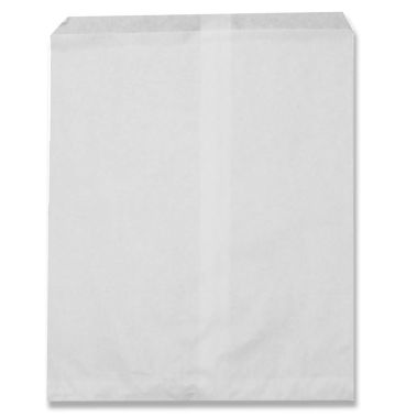 White Paper Gift Shopping Bags, 100 Per Pack, 8-1/2" x 11"