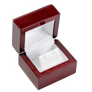 Red Rosewood Jewelry Earring Boxes