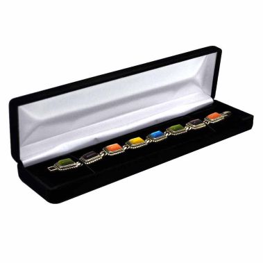 Black Velvet Jewelry Bracelet / Watch Gift Boxes
