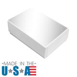 Premium White Chrome Cotton Filled Jewelry Gift Boxes #11