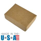 Premium Brown Kraft Paper Cotton Filled Jewelry Gift Boxes #11