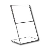 Acrylic Sign Holder 5x7 | Clear Sign Holders | Gems on Display