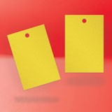 Shimmer Gold Custom Hang Tag Square - 1-1/4
