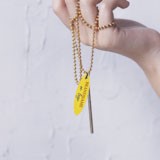 Shimmer Gold Custom Hang Tag- Oval - 1-3/4