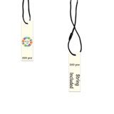 Ivory Custom Hang Tag-Rectangle - 1-3/4