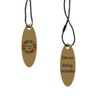 Kraft Custom Hang Tag- Oval - 1-3/4