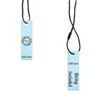 Shimmer Blue Custom Hang Tag-Rectangle - 1-3/4