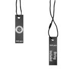 Shimmer Black Custom Hang Tag-Rectangle - 1-3/4