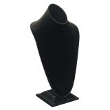 Black Necklace Display Bust - Tall