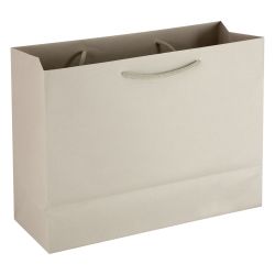 Large Grey Eurotote Paper Shopping Bags - Bulk