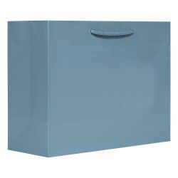 Large Premium Blue Eurotote Gift Shopping Bags - Bulk