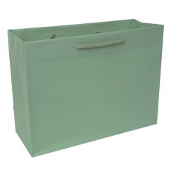 Premium Large Green Paper Eurotote Bags - Bulk