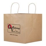 Custom Printed Large Restaurant Style Shopping Bags
