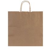 Square Brown Kraft Paper Shopping Gift Bags