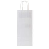 White Kraft Paper Wine Shopping Bags