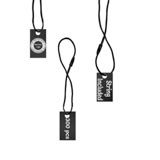 Matte Black Custom Hang Tag Rectangle - 1