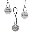 Smoke Grey Custom Hang Tag - Circle - 1