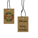 Kraft Custom Hang Tag Rectangle - 1